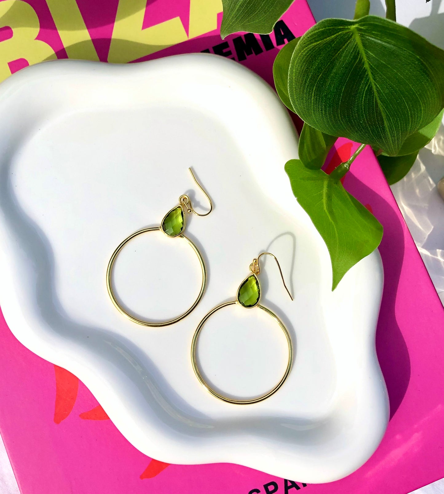 Teardrop Hoops