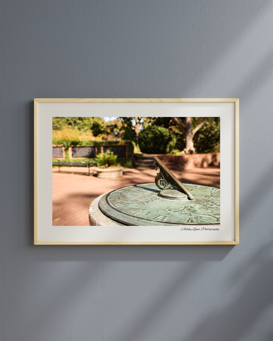 UGA Sundial Print