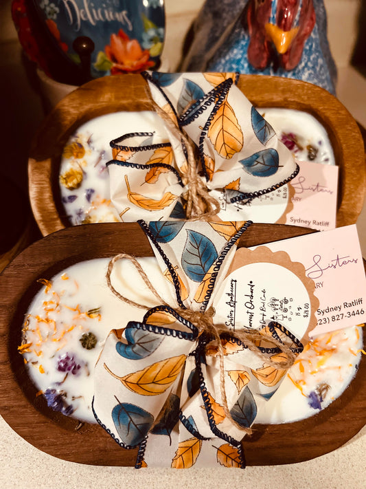 Harvest Orchard Dough Bowl Candle