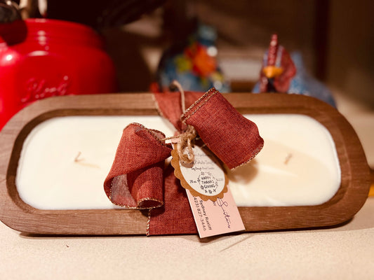 Sweet Potato Souffle Dough Bowl Candle