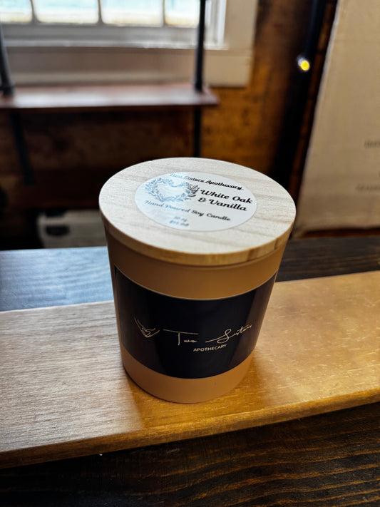 White Oak and Vanilla Soy Candle