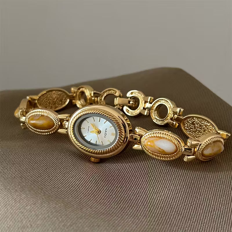 Gold Quartz Watch